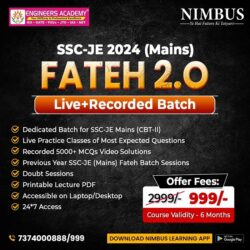 SSC JE Mains 2024 Batch ss - Copy