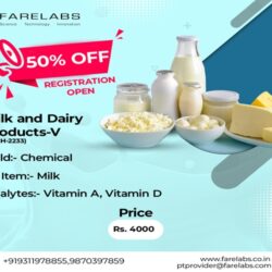 Milk and Dairy Products Testing Laboratory- FARE Labs