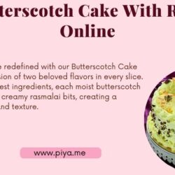 Buy Butterscotch Cake With Rasmalai Online