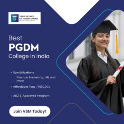 Top PGDM College in India  VSM Course Details & Admissions