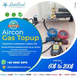 Aircon gas top up
