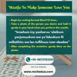 wazifa to make someone love you