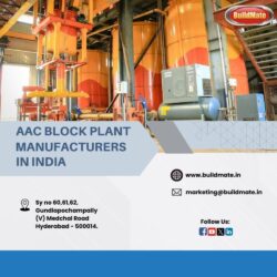 AAC Block Plant Manufacturers in India