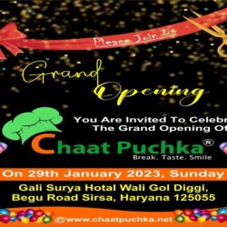 chaat puchka franchise outlet sirsa, haryana - Copy