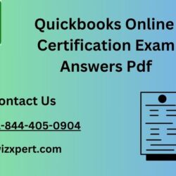 quickbooks online certification exam answers pdf