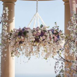 Flower Chandelier Wedding