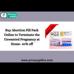 Buy Abortion Pill Pack Online to Terminate the Unwanted Pregnancy at Home- 40% off (1)