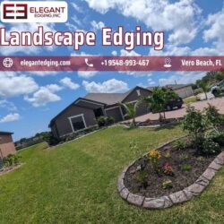 Cement Landscape Edging in Vero Beach, FL