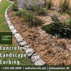 Concrete Landscape Edging in Ashwaubenon, WI