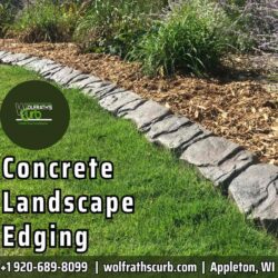 Concrete Landscape Edging in Appleton, WI