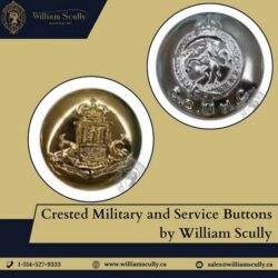 Crested Military and Service Buttons by William Scully