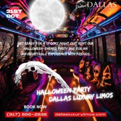 Dallas Halloween Limo Party Bus Rental