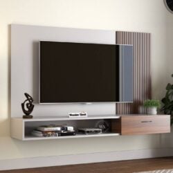 Caden Engineered Wood Wall-Mounted Tv Unit with Open Shelves1 (1)