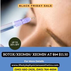 Black Friday Exclusive Botox & Xeomin Starting at $11.50Unit!