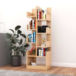 Vespera Engineered Wood Ladder Bookshelf