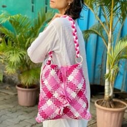 Handwoven Shoulder Tote Bags