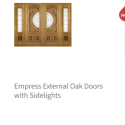 internal wooden french doors UK