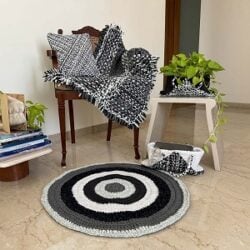 Buy Round Crochet Rugs Online