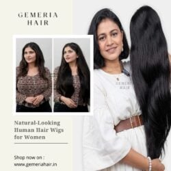 natural-looking human hair wigs for women