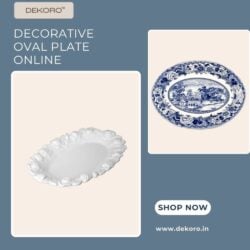 Decorative Oval Plate Online