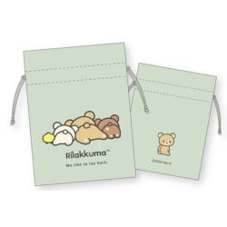 豆巾着（BASIC RILAKKUMA Favorite Things・うつ伏せ）