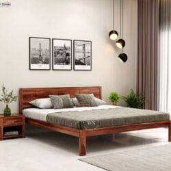 Brixton Sheesham Wood Bed Without Storage