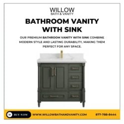 Buy Bathroom Vanity With Sink  Willow Bath and Vanity