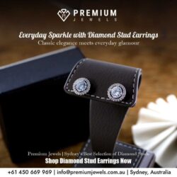 diamond stud earrings